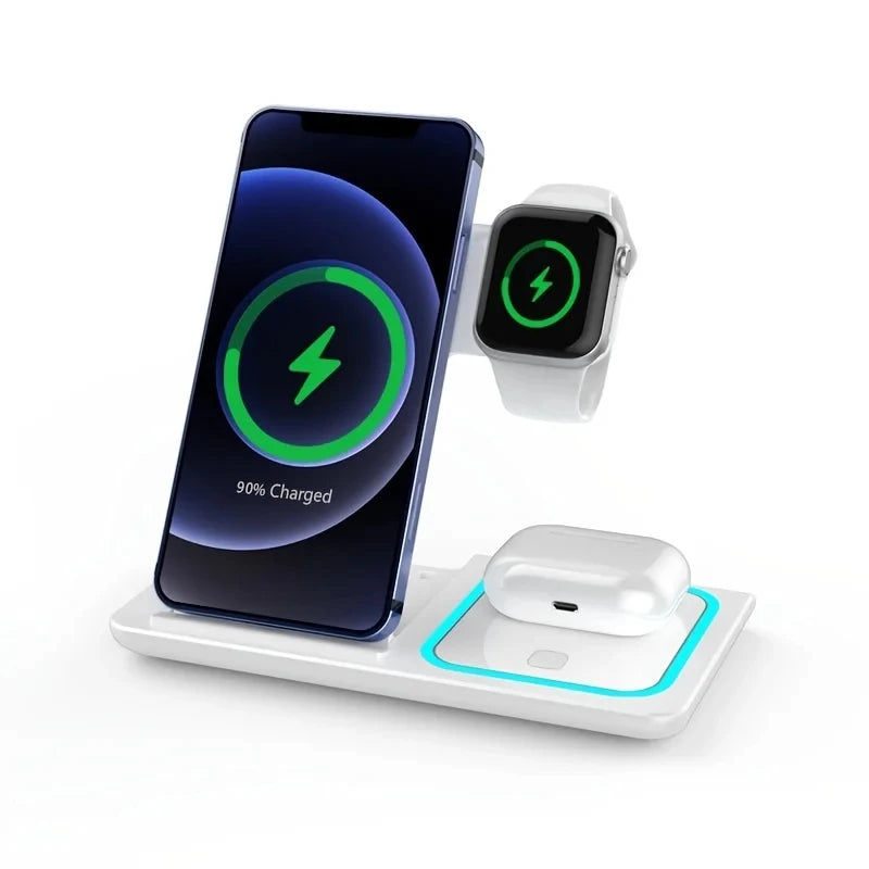 Station de charge 3 en 1 LED