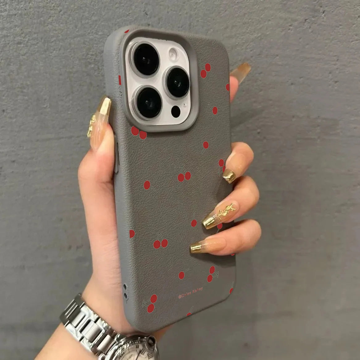 Coque cerise
