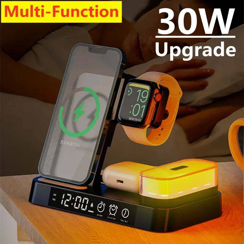 Station de charge Alarme/Réveille LED
