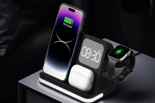 Station de charge Horloge LED